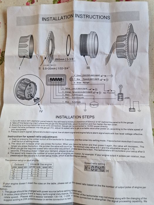 Оборотомер RECMAR