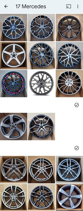 Jante 17 Mercedes Clasa A B C  E S  CLK CLS, SLK, GLA, GLC, M