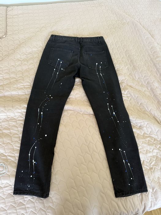 Blugi Negri Slim Fit 32