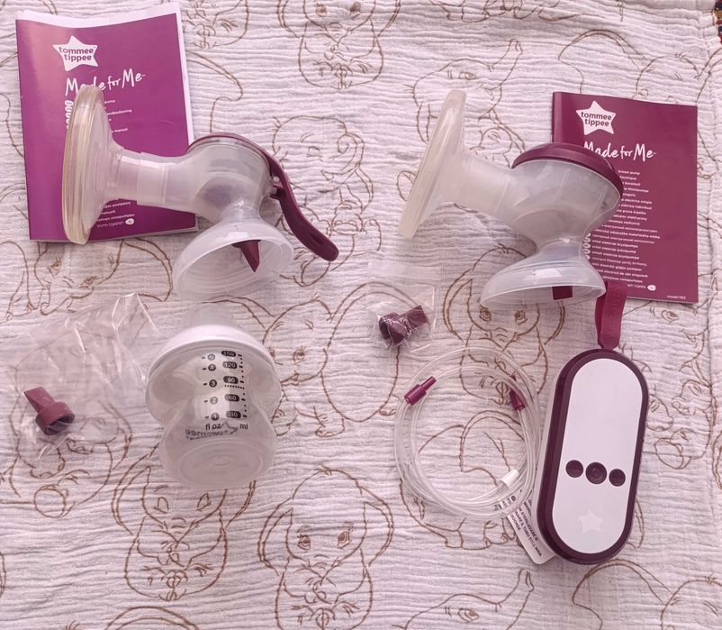 2 Помпи за кърма Tommee Tippee ръчна и електрическа
