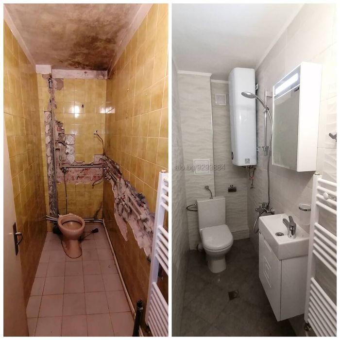 Ремонт на баня - цялостен , частичен.