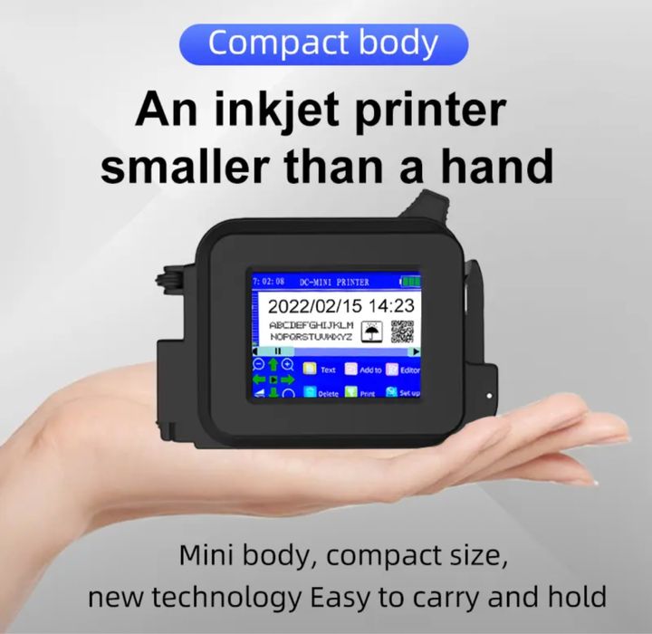 Маркиратор датер дата сана ручной принтер QR штрих код апарат