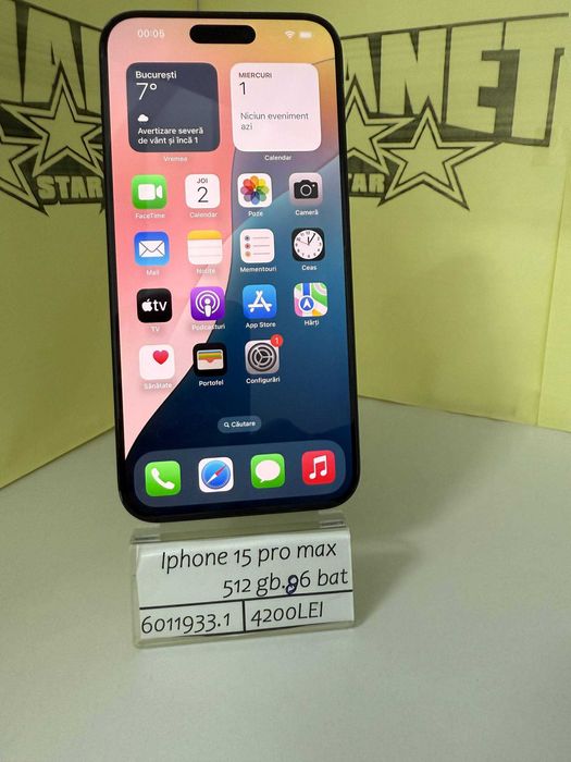 Iphone 15 pro max 512gb (m1) staramanet