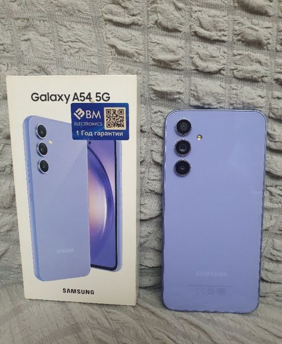 Samsung Galaxy A54 5G 6+6/128GB Purple Igravoy Karobka Holati Yaxshi