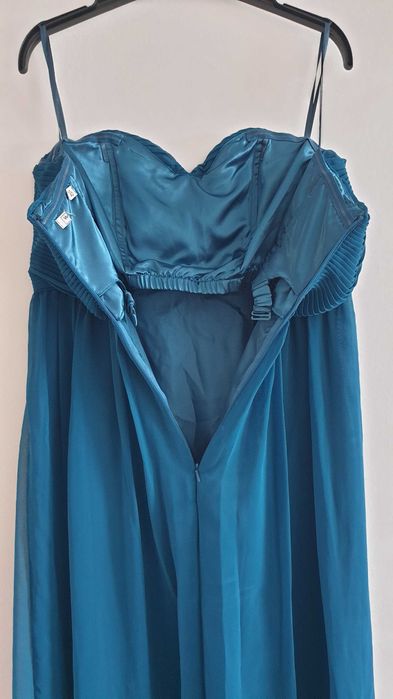 Rochie M Wallis UK, turcoaz, ca noua