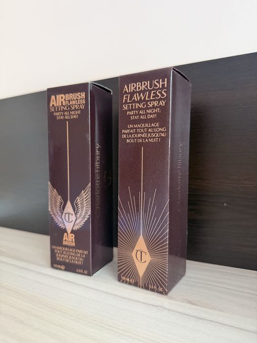 Charlotte Tilbury Airbrush Flawless фиксиращ спрей за грим Setting Spray 100 мл оригинален праймър, Шарлот Тилбъри waterproof 16 часа, нов/стар дизайн