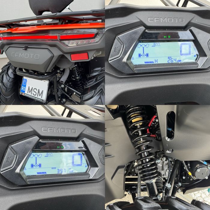 Atv ca NOU 397km Cf moto x4 450 L  Euro5 L7e ( cforce  tgb Linhai 520
