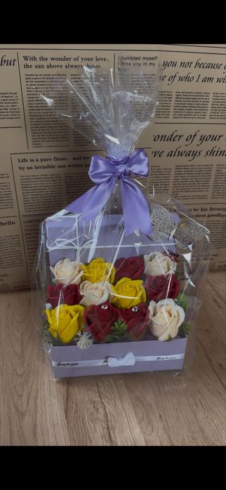 Aranjamente trandafiri de sapun