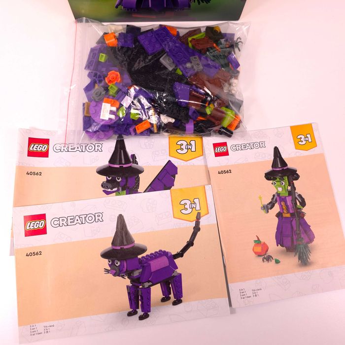 Vând LEGO Creator Mystic Witch (40562)[257 Piese] Set Complet, Cutie + Instrucțiuni