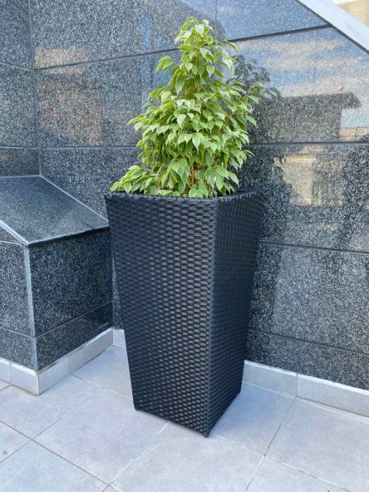 Кашпа за цветя,Ратанова кашпа,Саксия,Външна кашпа,мебел,луксозна