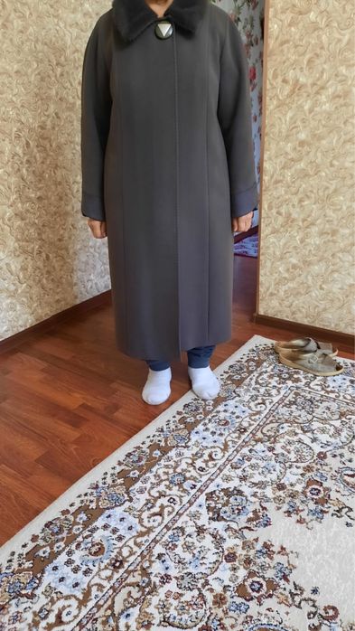 Польто кашемир норка воротник.