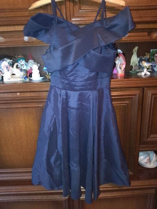 Rochie eleganta negru albastrui