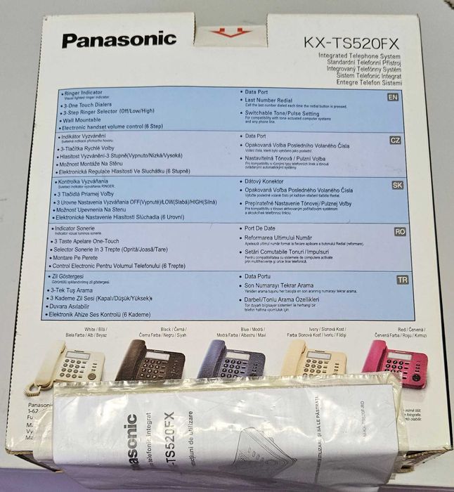 Telefon fix analogic PANASONIC KX-TS520FX nou nefolosit