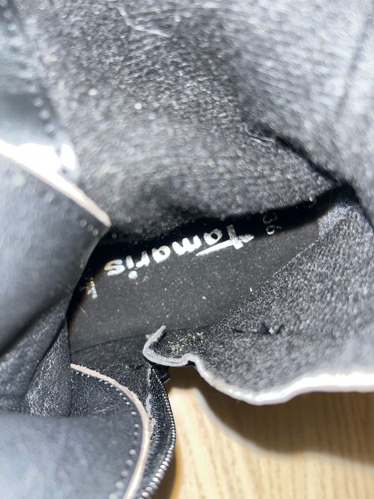 Tamaris естествена кожа-велур