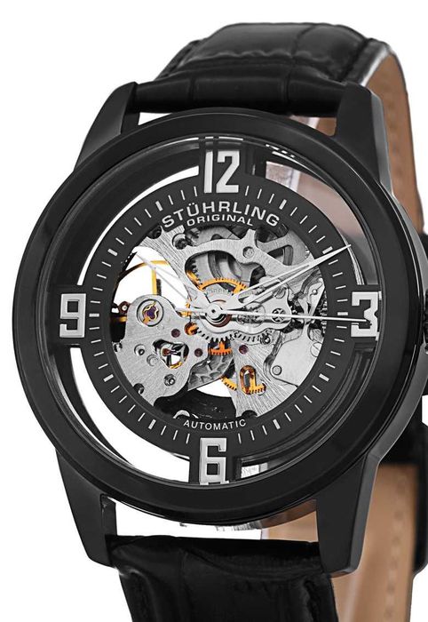 ! Ceas Stuhrling Winchester automatic, skeleton