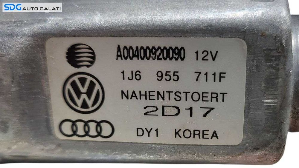 Motoras Stergator Geam Sticla Luneta Haion Portbagaj Skoda Fabia 1 2000 - 2007 Cod 1J6955711F [L8444]