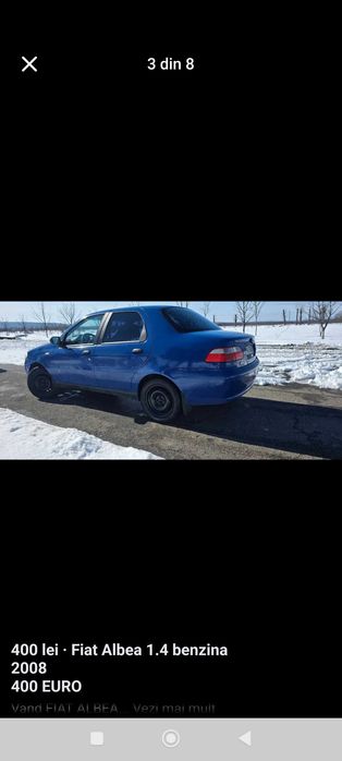 Fiat albeea 2009 vând pret fix nu se mai negociază