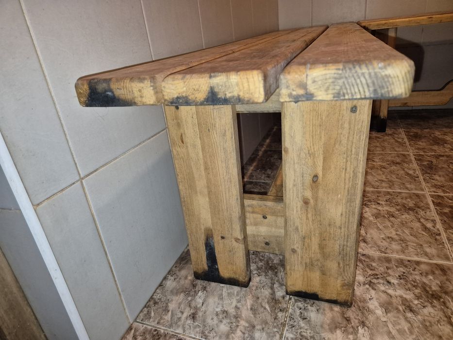 Деревянные скамейки для бани