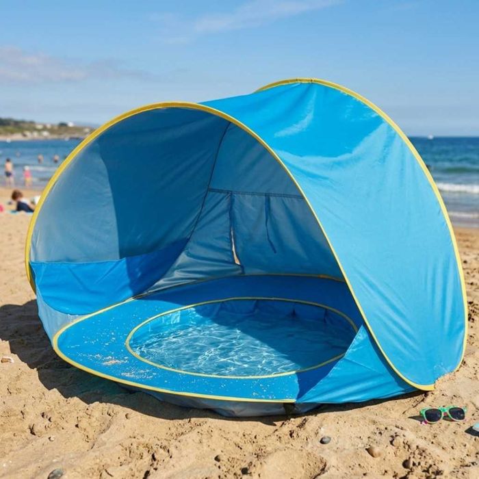 Плажна палатка с басейн