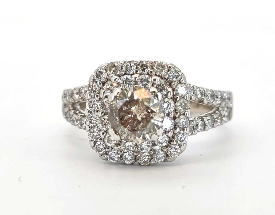 Inel aur 18k cu diamante 1,90ct