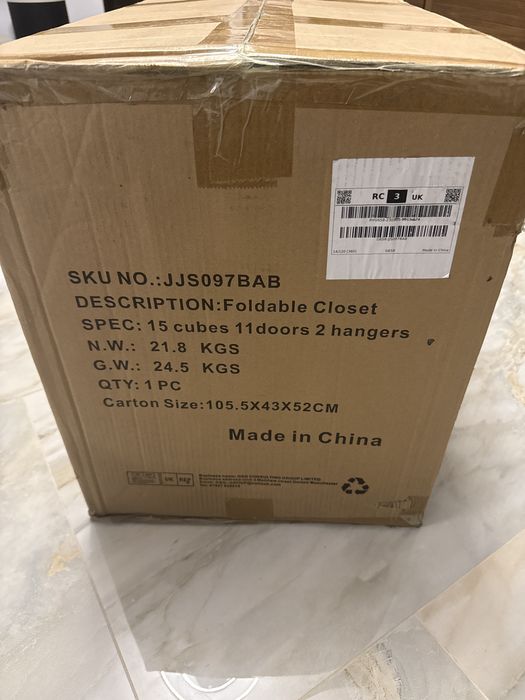 Dulap/Organizator portabil pentru dulap Nou,Sigilat