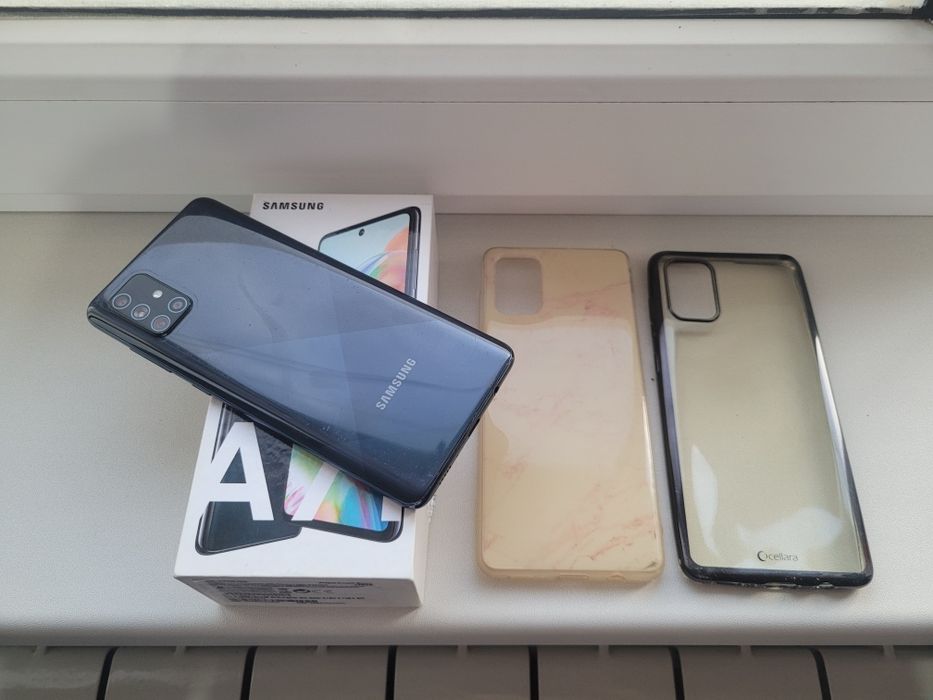 Samsung A71 dual sim stare buna + HUSE SI FOLIE