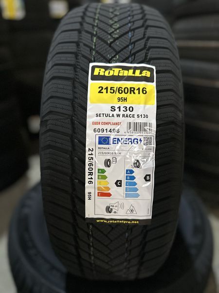 Нови Зимни Гуми Rotalla Setula S130 215/60R16 95H НОВ DOT 2156016