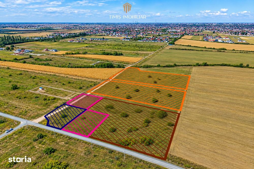 Terenuri 620–767 mp, CF individual – Moșnița Nouă | 0% comision
