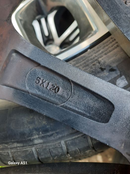 Ляти джанти с гуми 5×120, 17цола