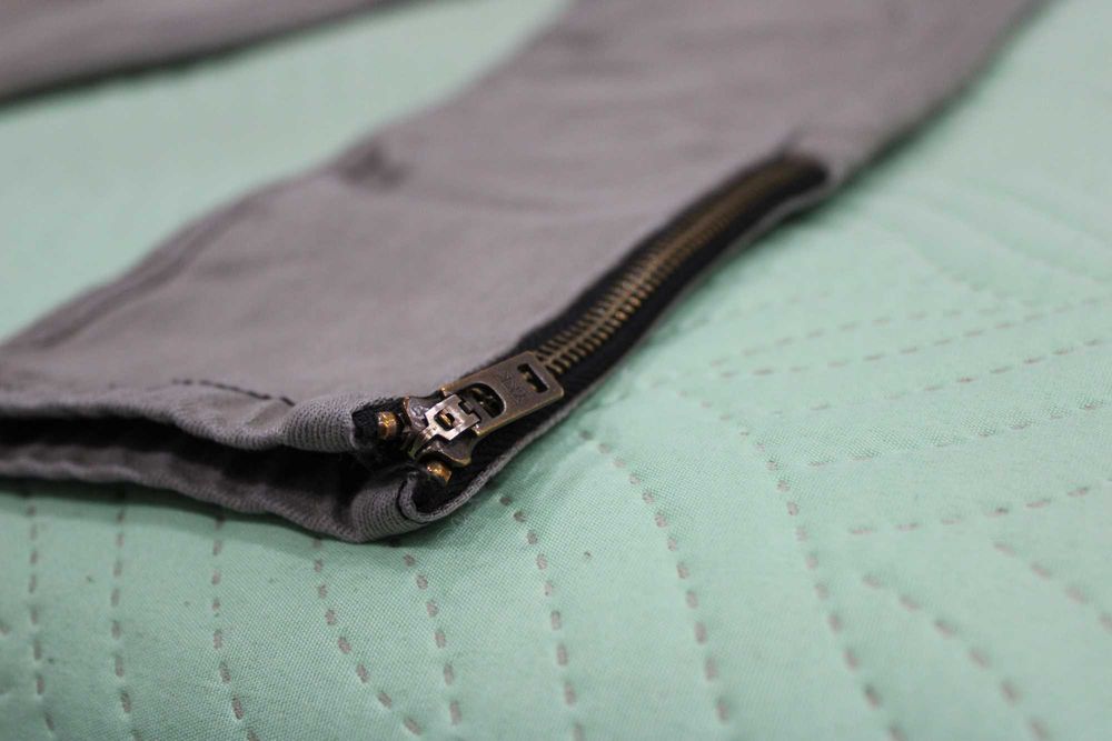 Дамски мото дънки TRILOBITE GREY