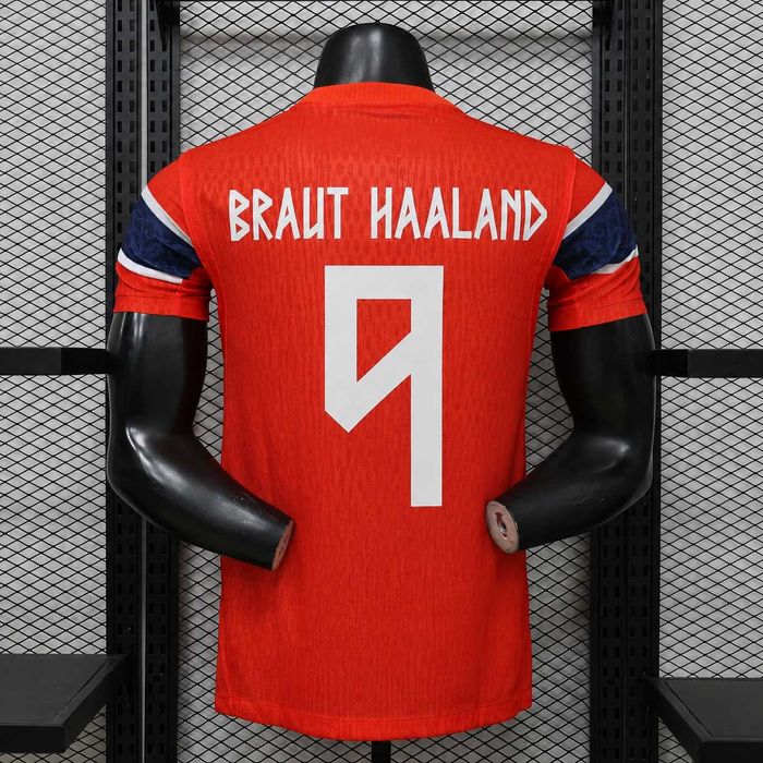 Tricou Norvegia Home Kit - Braut Haaland 9 Player Version
