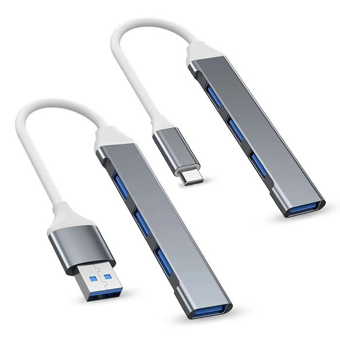 Adaptor Tip C la USB, Adaptor Macbook Laptop USB Hub Type C USB 3.0