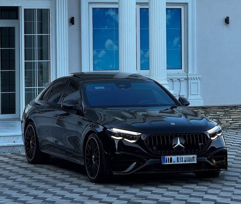 W214 E53AMG пакет предна броня задна броня накрайници решетка S214