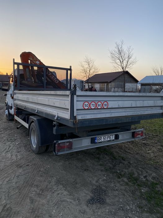 Vand Iveco Daily 65 C 15 basculabil cu macara