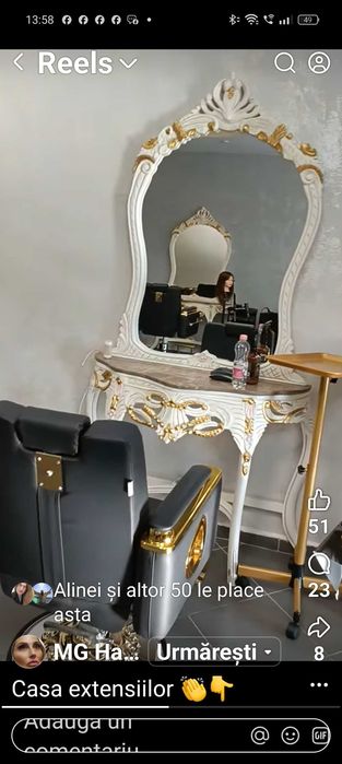 Mobilier salon înfrumusețare
