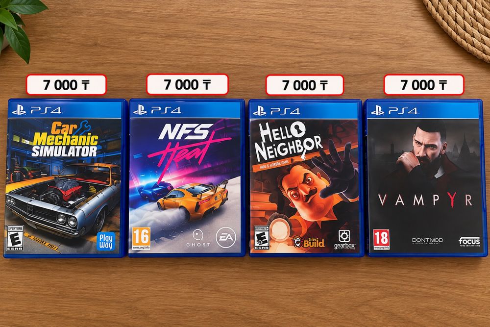 Игры для PS4 — оригинальные диски, большой выбор