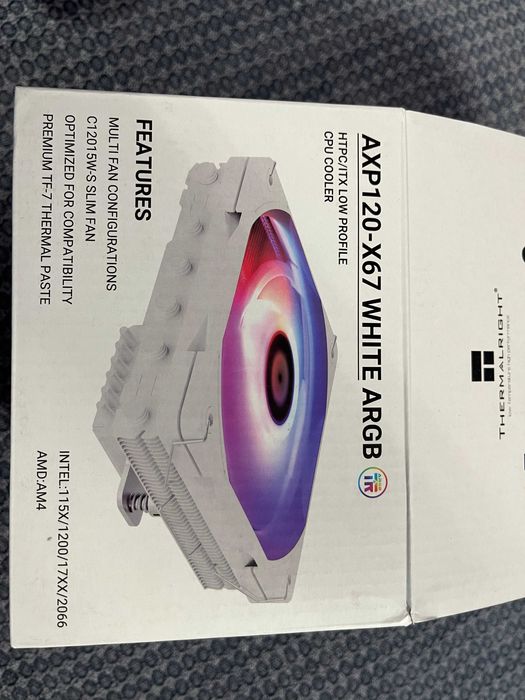 охладител Thermalright AXP120-X67 WHITE ARGB