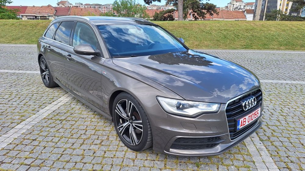 Audi A6 2.0 Tdi 177 CP S Line Navi Mare Xenon Automat Senzori față spate