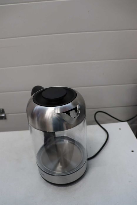 Стъклена кана Philips HD9339/80, 1,7 литра, LED осветление, защита от работа на сухо, подвижен микрофилтър, 2200 W