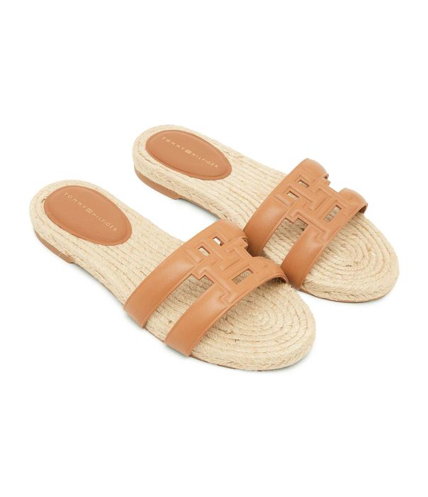 Tommy Hilfiger кожени чехли Emboss Sandal