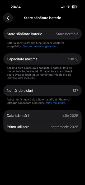Iphone 17 Pro(SCHIMB)factura+bon