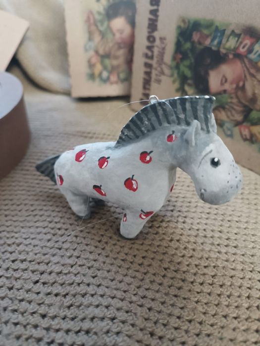 Ёлочные игрушки символ года лошади