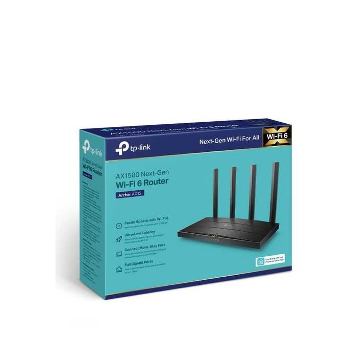 | Wi-Fi 6 роутер TP-Link Archer AX12 AX1500 Gigabit