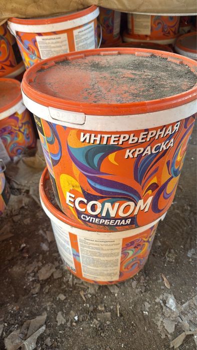 Краска фасадная и интерьерная