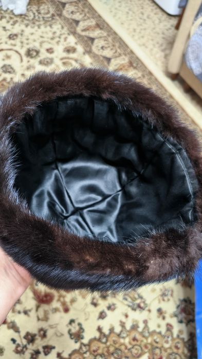 Натуральная норковая шапка