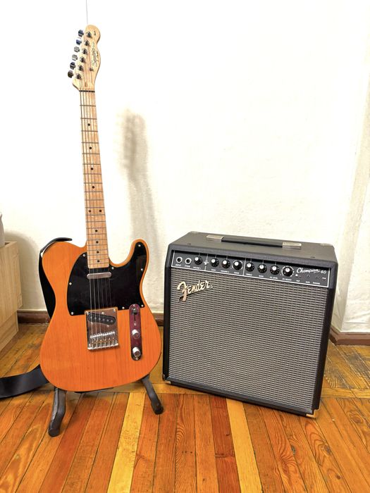 Гитара Squier Affinity Series Telecaster + комбик Fender Champion 40