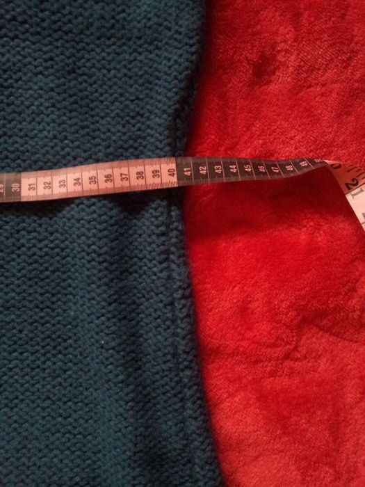 Синя вълнена туника