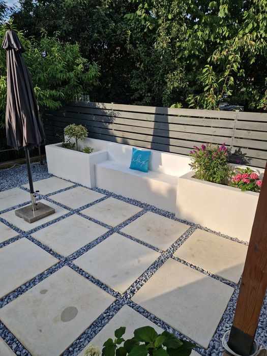 Pasi japonezi,Dale beton armat,capace gard,prefabricate beton