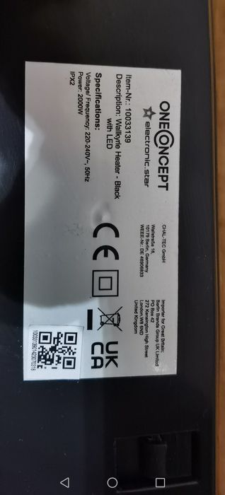 Aeroterma cu telecomanda și programare.