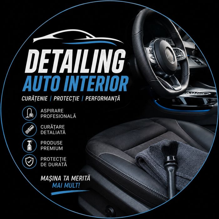 Servicii de curățenie interioară auto – ofertă de lansare